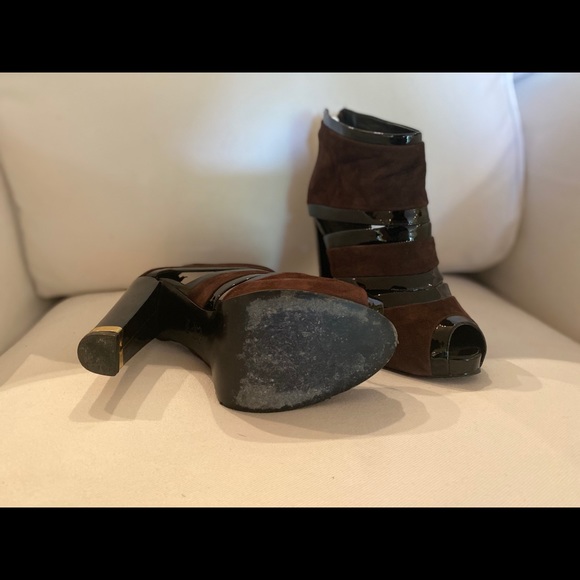 Tory Burch Peep-Toe Booties - Picture 3 of 4